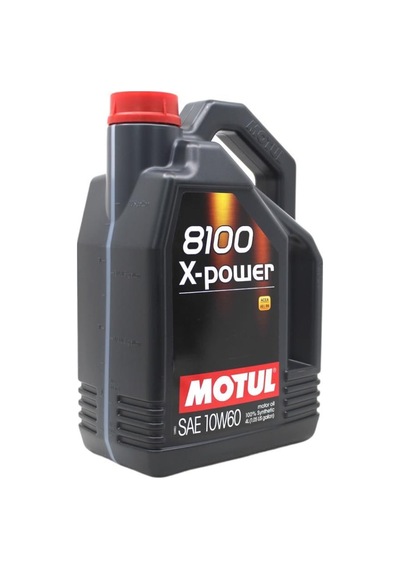Motul 8100 X-Power 10W-60 Tam Sentetik Motor Yağı 4 x 4 L