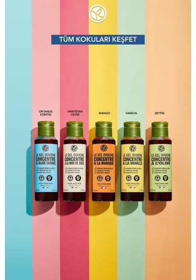 Yves Rocher Konsantre Duş Jeli - Nemlendirici Serinletici Okyanus Esintisi -sls,sles İçermez,vegan-100ml Diğer