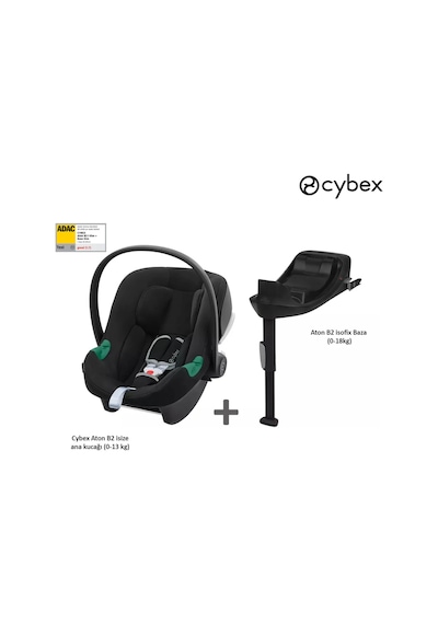 Cybex Aton B2 i-Size - Bazalı | Volcano Black