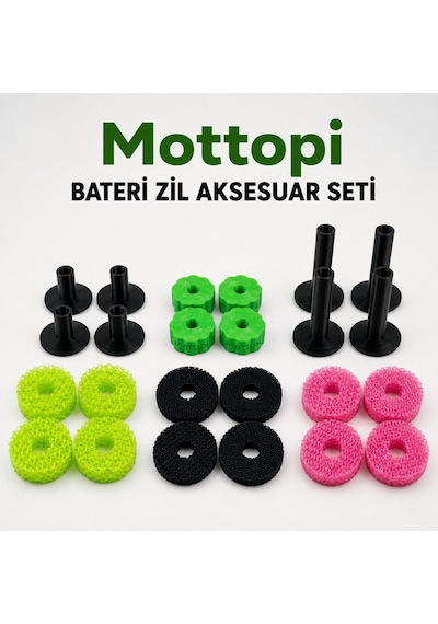 Mottopi Zil Keçesi, Zil Yatağı Ve Zil Sabitleme Vidası Karma Set 32 Parça