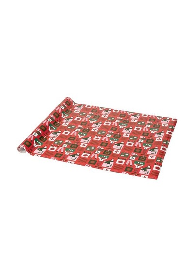 Ikea Vınterfınt Hediye Paketi Kağıdı, Kırmızı-pembe, 3x0.7 M/2.10 M² 00555054