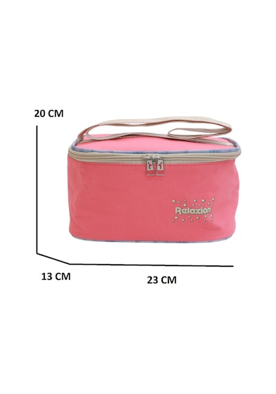 Relaxion 2144-1396 Kore Tarzı Unisex Çocuk Üçlü Set İlkokul Sırt Çantası Pembe