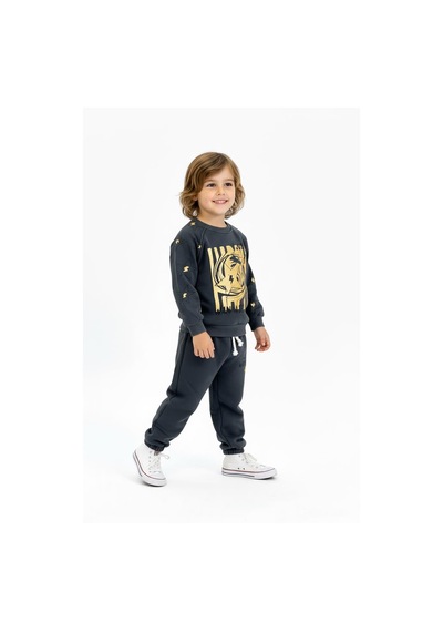 Miababy I Just Wanna Be Baskılı 2li Takım Bordo