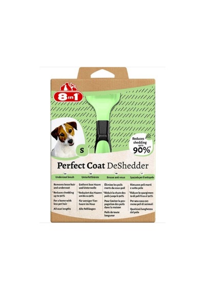 8in1 Perfect Coat Deshedder Furminator Küçük Irk Köpek Tarağı S