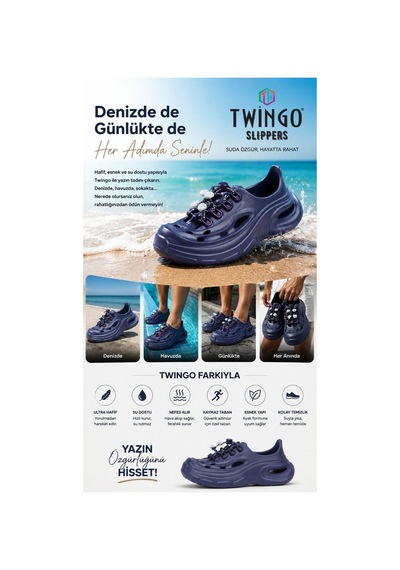 Twingo Eva Hafif Günlük Deniz & Spor Ayakkabısı Unisex Lacivert