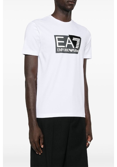 Armani Exchange Ea7 Baskılı Erkek T-shirt Beyaz