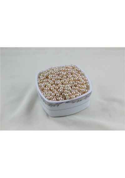 6 Mm Parlak Sarı Krem İnci Boncuk 30 Gr Kolye, Bileklik, Küpe Ve Takı Yapımı Diğer