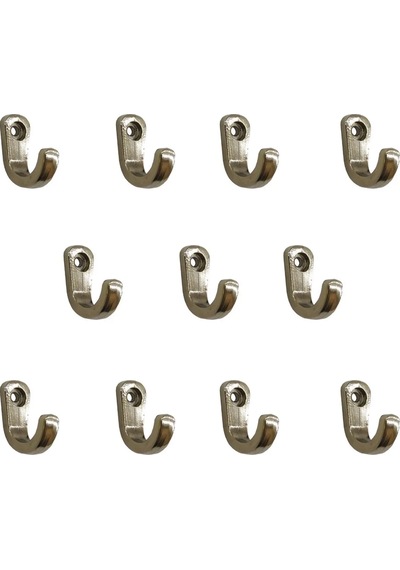 Zenvia Tekli Bijuteri, Dekor Askısı - Nikel, 100 Adet, 10x18x22 Mm Znv2026 Çok Renkli