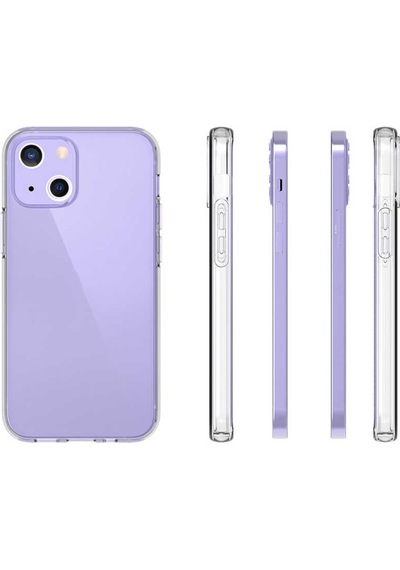 Apple Uyumlu iPhone 15 Plus  Zore Süper Silikon Kapak-renksiz