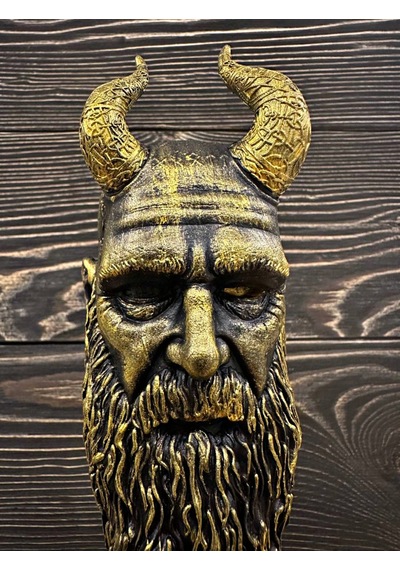 God Of War Ragnarok Kratos Mimir 20cm Gold Renk Polyester Figür