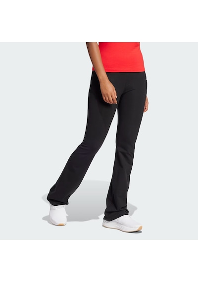 Adidas Essentials Small Logo Flared Kadın Tayt Jd9961 Siyah