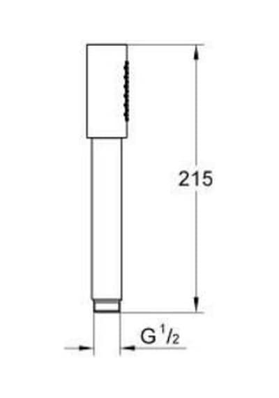 Grohe Rainshower Aqua Stick El Duşu, 1 Akışlı, Fırçalı Altın - 26866gn0 Altın