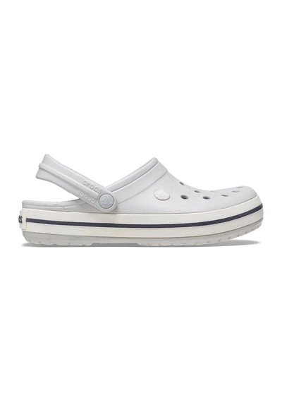 Crocs Unisex Crocband Classic Gray White Unisex Terlik Sandalet Gri Beyaz Siyah