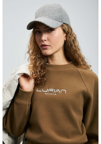 Lufian Beggy Kahverengi Kadın Sweatshirt 122030022 Kahverengi