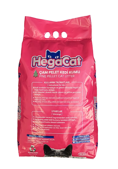 Hegacat Çam Pelet Kedi Kumu 10 L