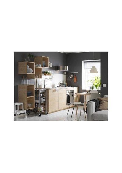 Ikea Bekväm Basamaklı Tabure, Beyaz, 50 Cm