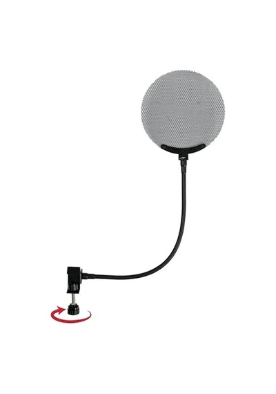 Metal Ekran Pop Filtresi, 12.4 İnç Gooseneck İle Tasarlanmış