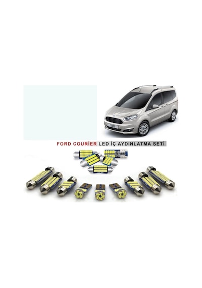 Ford Courier Led Iç Aydınlatma Ampul Seti Parlak Beyaz