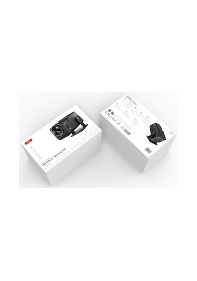 4k Destekli Wi-fi 6 Ve Bluetooth 5.0 Özellikli 180 Derece Hareketli Taşınabilir Hd Video Projektör