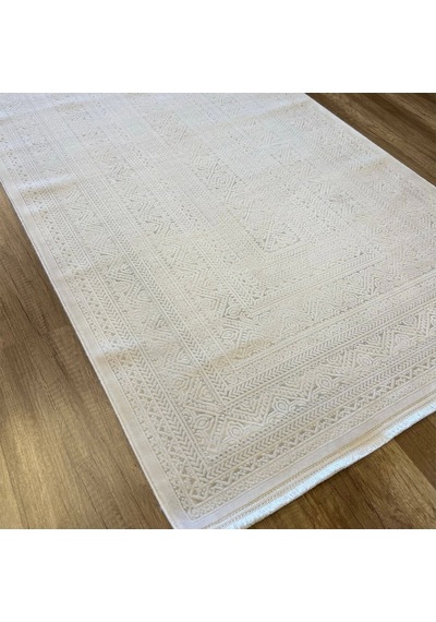 Hoom Rugs Valeria 1074 Krem Mikrofiber Antibakteriyel Modern Halı Krem