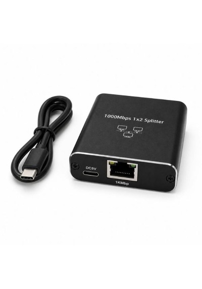 Rj45 Ethernet Switch Splitter Gigabit 1000mbps 2 Port Çevirici Çoklayıcı Router