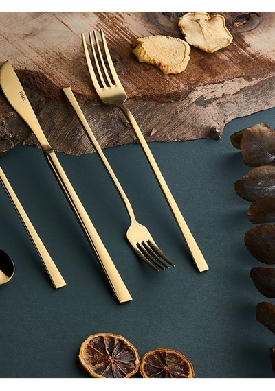 Mosi Gold 36 Parça Çatal Kaşık Bıçak Takımı Gold