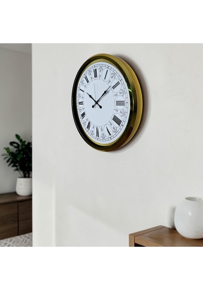 Büro Ev Ofis Hediyesi İçin 52cm Golden Aurelia Desen Duvar Saati Diğer