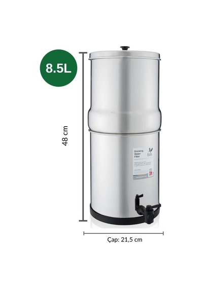 British Berkefeld - 8.5 Lt. Portatif Su Arıtma Cihazı 4 Filtre - W9361139 Genel
