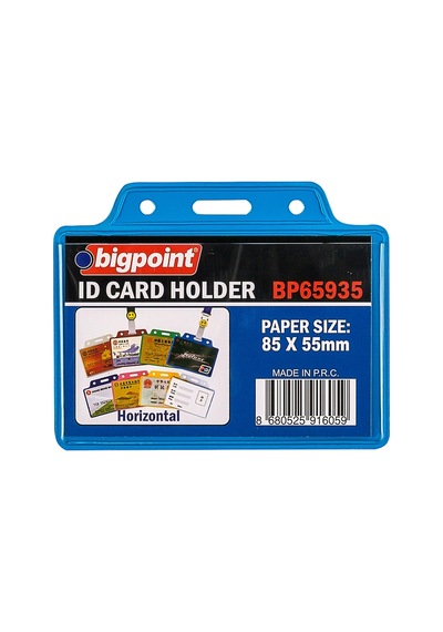 Bigpoint Kart Poşeti Yatay Mavi 85x55mm X 10 Adet