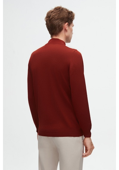 D's Damat Ds Damat Regular Fit Kiremit Düz Örgü Kazak 5hf062436275m 250