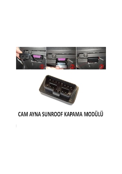 Volkswagen Golf 7 İçin Uyumlu Cam Ayna Sunroof Kapama Modülü - (2013-2018)