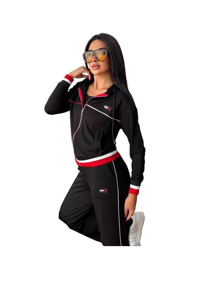 Tommy Hilfiger Bayan 3 "lü Eşofman Takımı Set Siyah