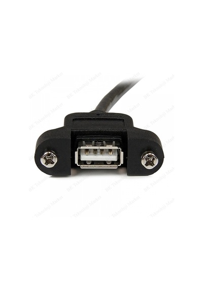 Panel Tipi Vidalı USB 2.0 Uzatma Kablosu-50cm