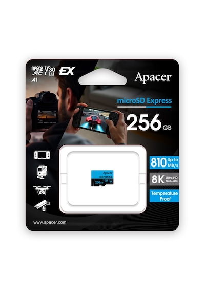 Apacer 256gb Microsd Express Hafıza Kartı Ap256gmcexg3x17-ra