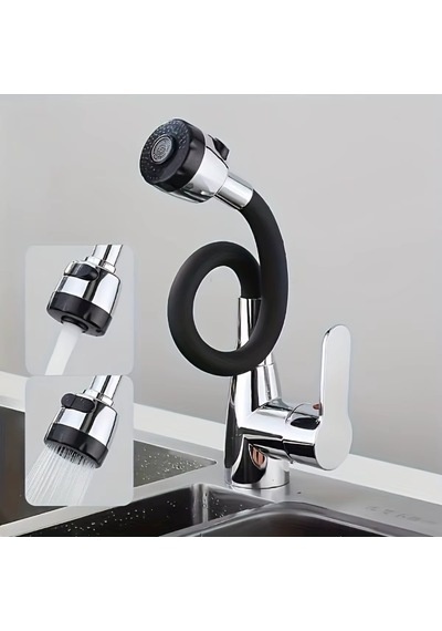 Spiral Musluk Başlığı Metal Renkli Silikon Kaplı Topaç Başlık Asorti Çok Renkli