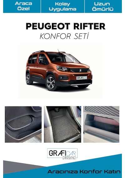 Peugeot Rifter Konfor Seti-Araç Içi Ses  Kumaş Kaplama