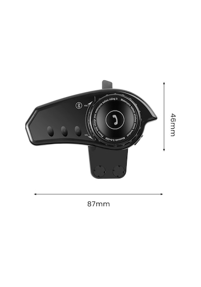 Motosiklet Kask Bluetooth Kulaklık Interkom Su Geçirmez Kablosuz Mikrofonlu Moto Intercomunicador