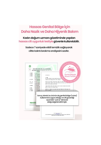 Krem Dokulu Nazik Kadın İntim Temizleme Köpüğü Atopalm Maternity Care Mild & Soothing Feminine Wash