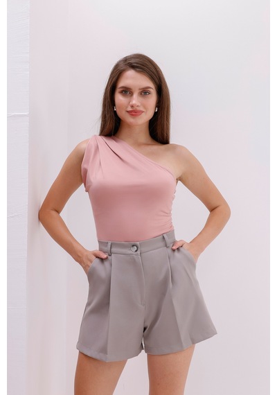 Genius Store Fundachoosesxgenius Kadın Pileli Şort İç Göstermez Lamineli Kadın Şort Pileli-şort Gri Genius Store Fundachoosesxgenius Kadın Pileli Şort İç Göstermez Lamineli Kadın Şort Pileli-şort Gri