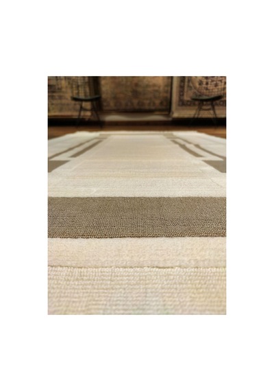 Quenta Qz08a Kahve-krem Halı Çok Renkli