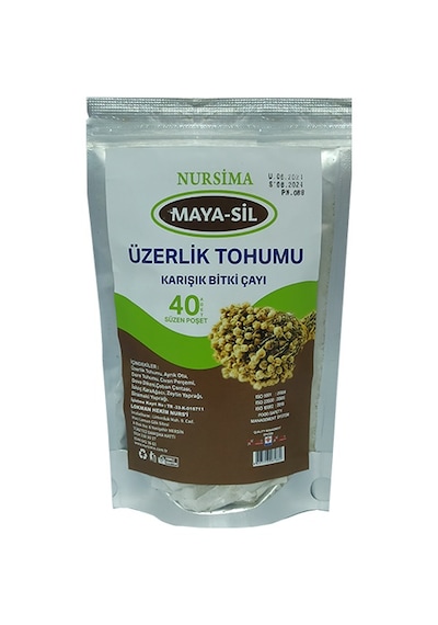 Maya-Sil Üzerlik Tohumu Bitki Çayı 40 'lı Süzen Poşet