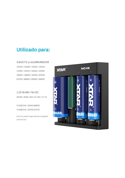 18650 Akıllı Şarj Cihazı Xtat Mc4s Usb C 16340 Lityum İyon Bataryalar Ve Nı-cd İçin Aynı Zamanda 18650 Bataryalar İçin