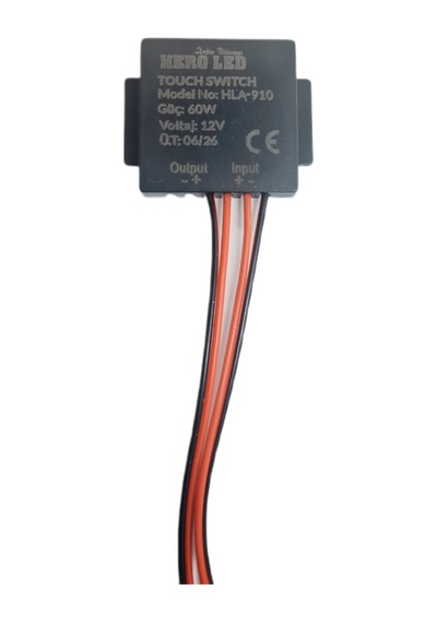 Led Dokunmatik Sensör Anahtarı 12v-24v 60w Memo Hafızalı Touch Switch 2 Adet