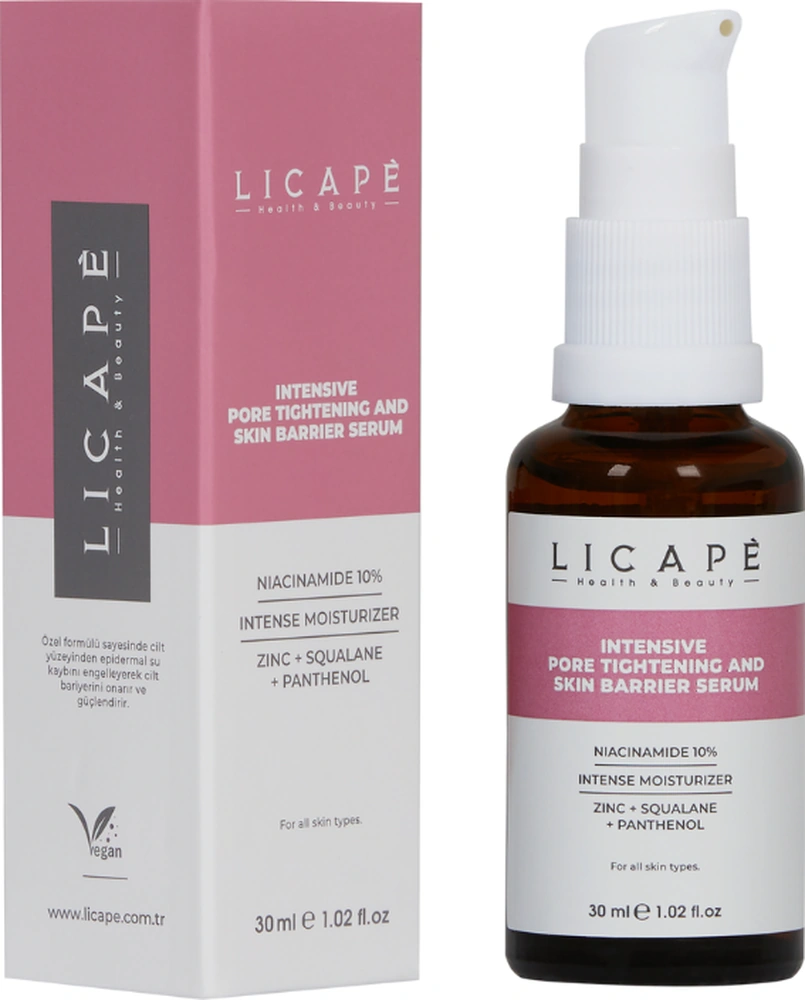 Licape Gözenek Sıkılaştırıcı ve Cilt Bariyeri Niacinamide %10 Serum 30 ml