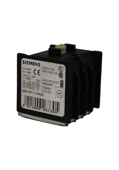 Auxiliary Switch Block, 22 2 No + 2 Nc En 50