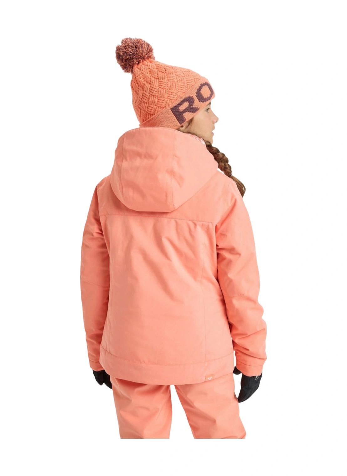 Roxy Roxy Meade Girl Jk Kız Çocuk Turuncu Snowboard Ceketi 6485 Mercan