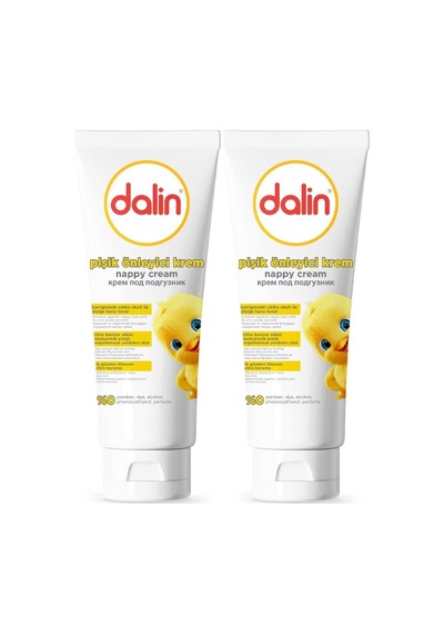 Dalin Pişik Öneliyici Krem/pişik Kremi 100ml Bebekler İçin 2 Li Set
