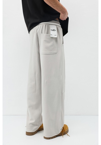Vamos Bağcıklı Baggy Fit Eşofman Alt Ice Grı