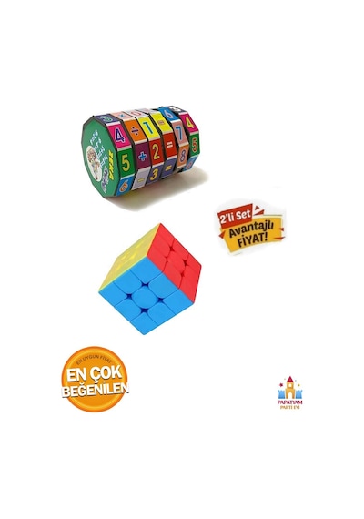 2'li Set Sihirli Sayılar Küpü Matematik Zeka Oyuncak Ve Zeka Küpü Seti