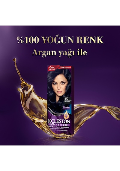 Koleston Intense 1/0 Mavi Siyah Saç Boyası